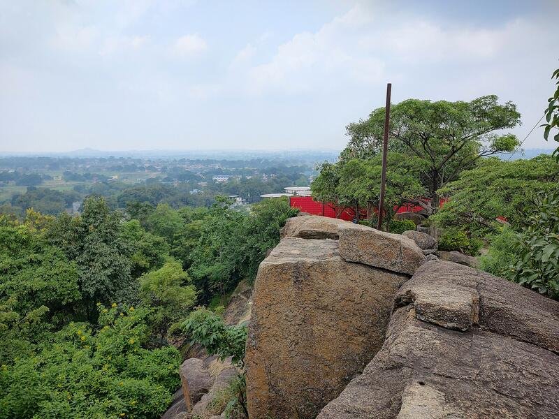 Ranchi seen from the Rock Garden